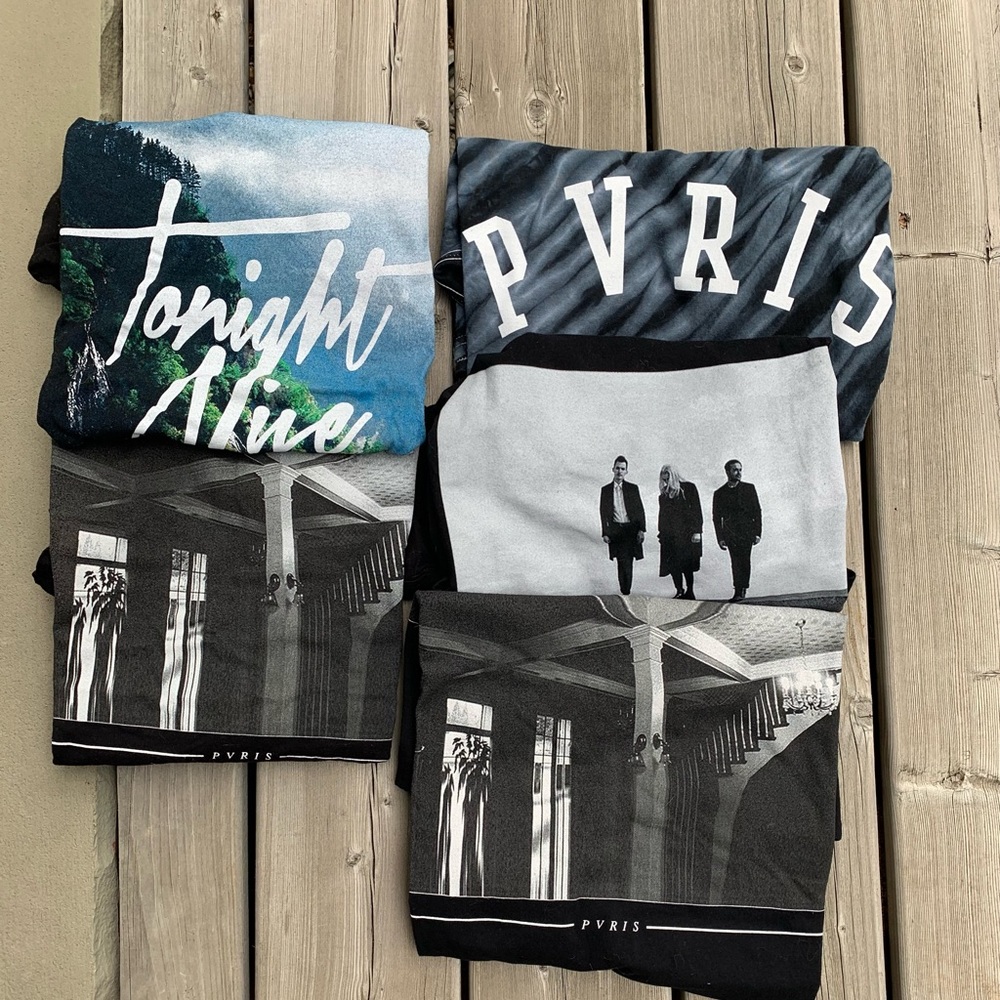 Pvris and Tonight Alive Unisex T-shirt Bundle